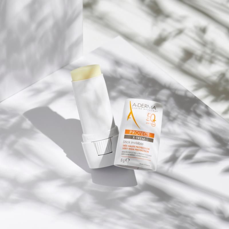 A-DERMA PROTECT X-TREM invisible solar stick SPF50+ 8 gr