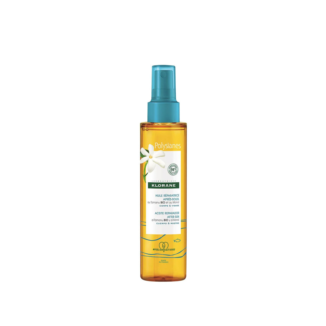 KLORANE POLYSIANES MONOÏ E TAMANU BIO olio riparatore doposole 150 ml
