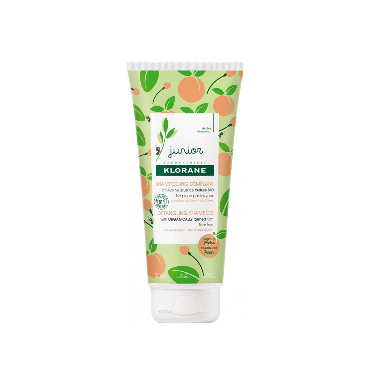 KLORANE JUNIOR shampoo districante pesca 200 ml
