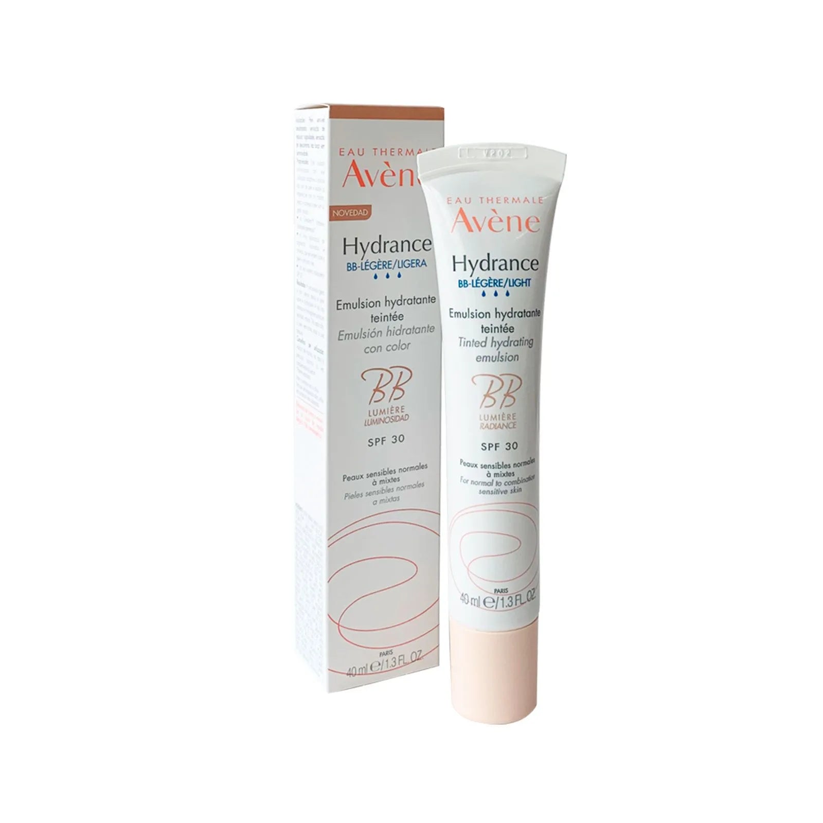 AVÈNE HYDRANCE BB émulsion hydratante teintée légère #légère 40 ml
