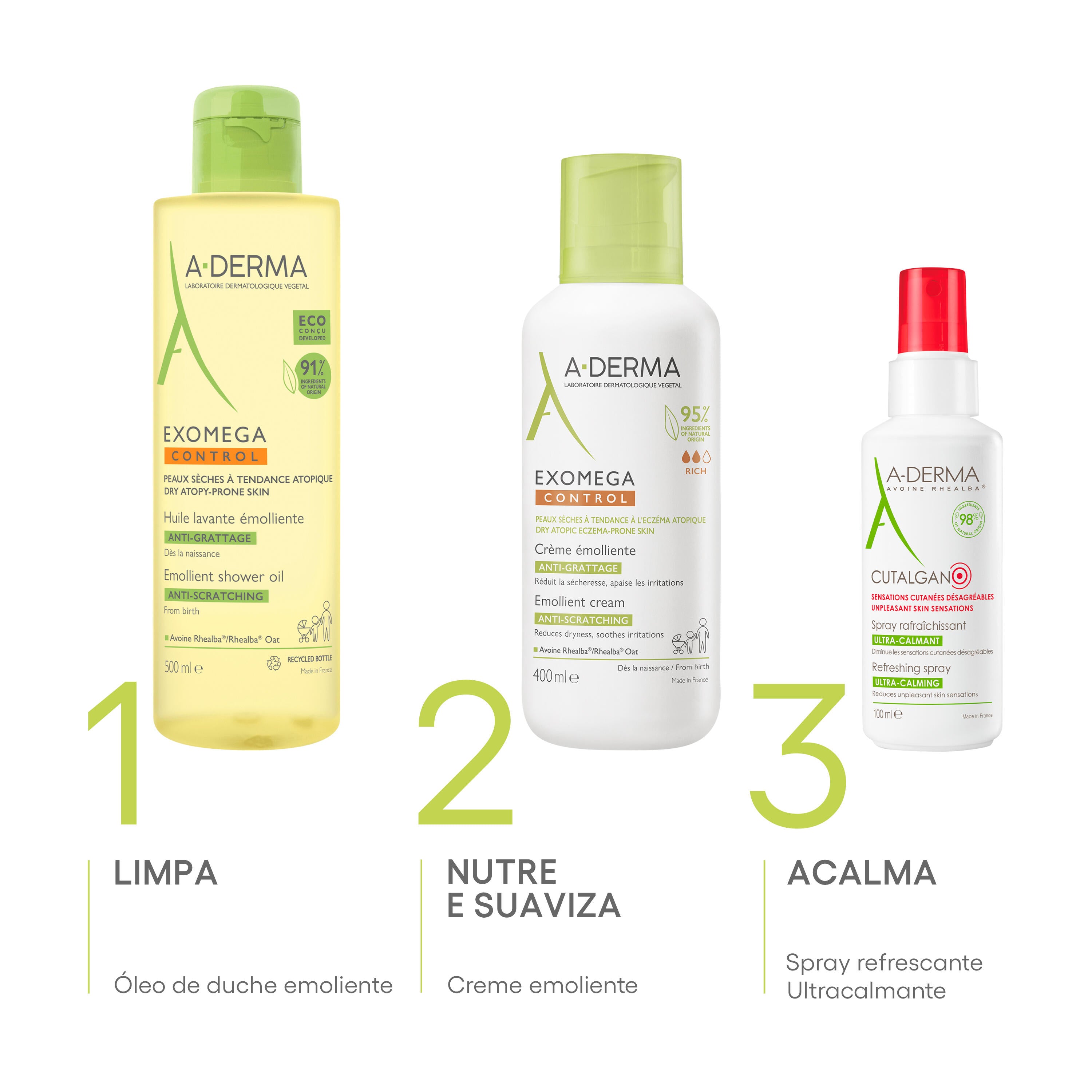A-DERMA EXOMEGA CONTROL eco-refill oil 500 ml