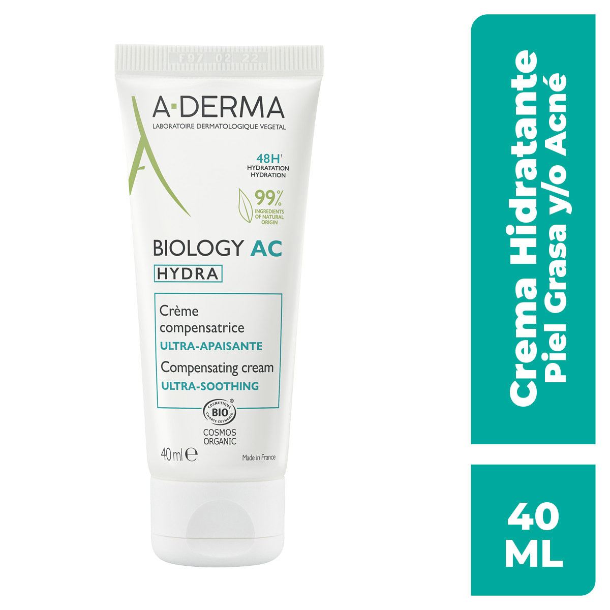 A-DERMA BIOLOGY AC HYDRA ultra-soothing cream 40 ml