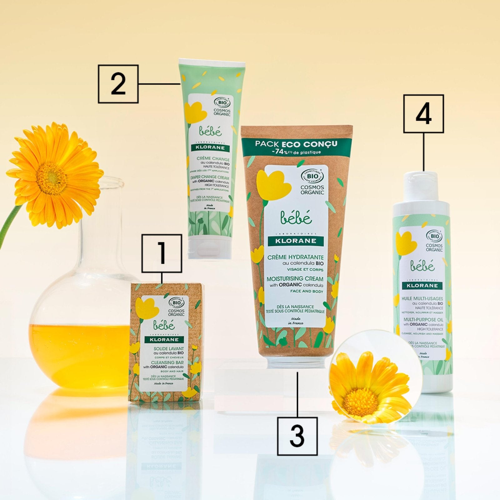 KLORANE BÉBÉ BIO solid cleaner 100 gr