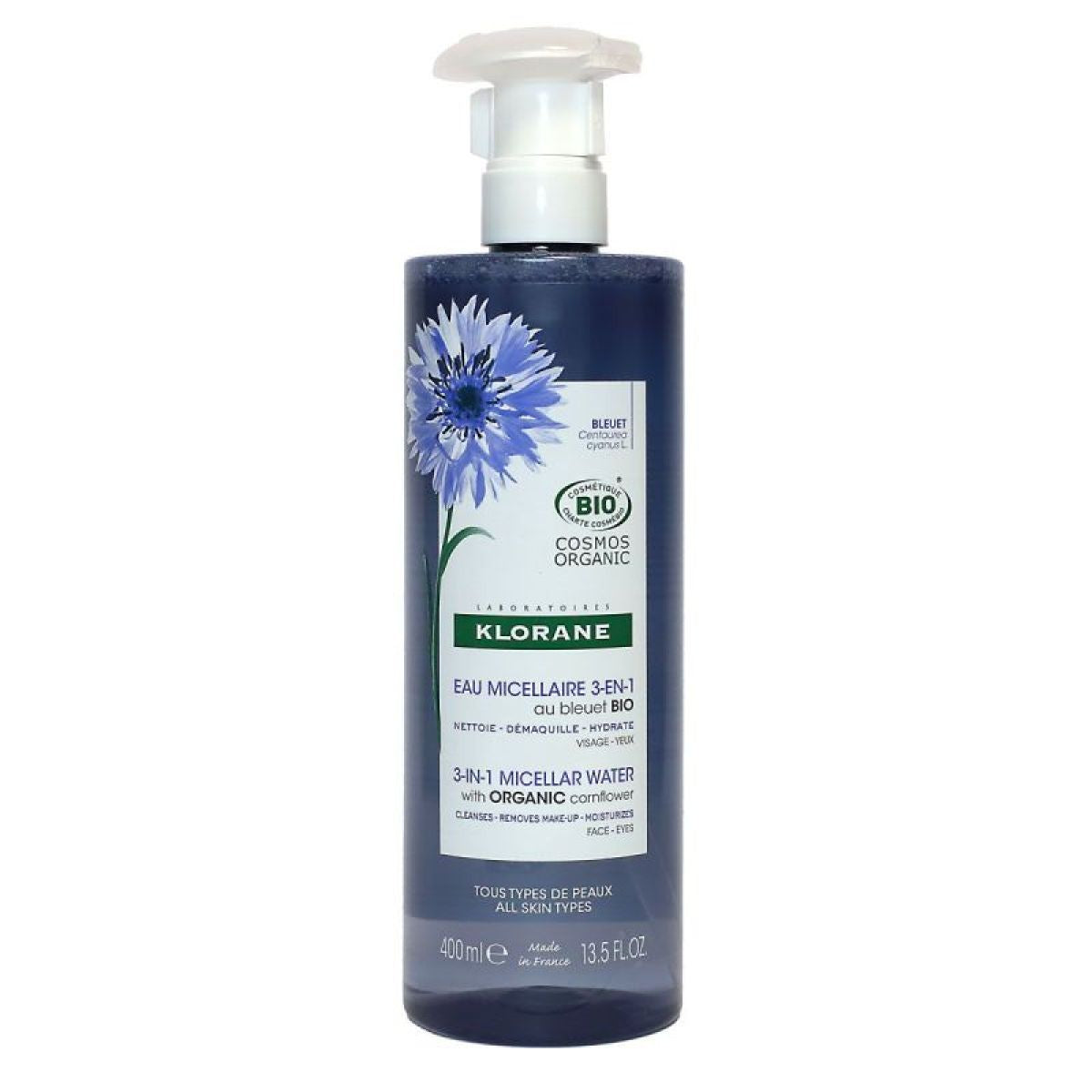 KLORANE FIORDALISO BIO acqua micellare struccante 400 ml