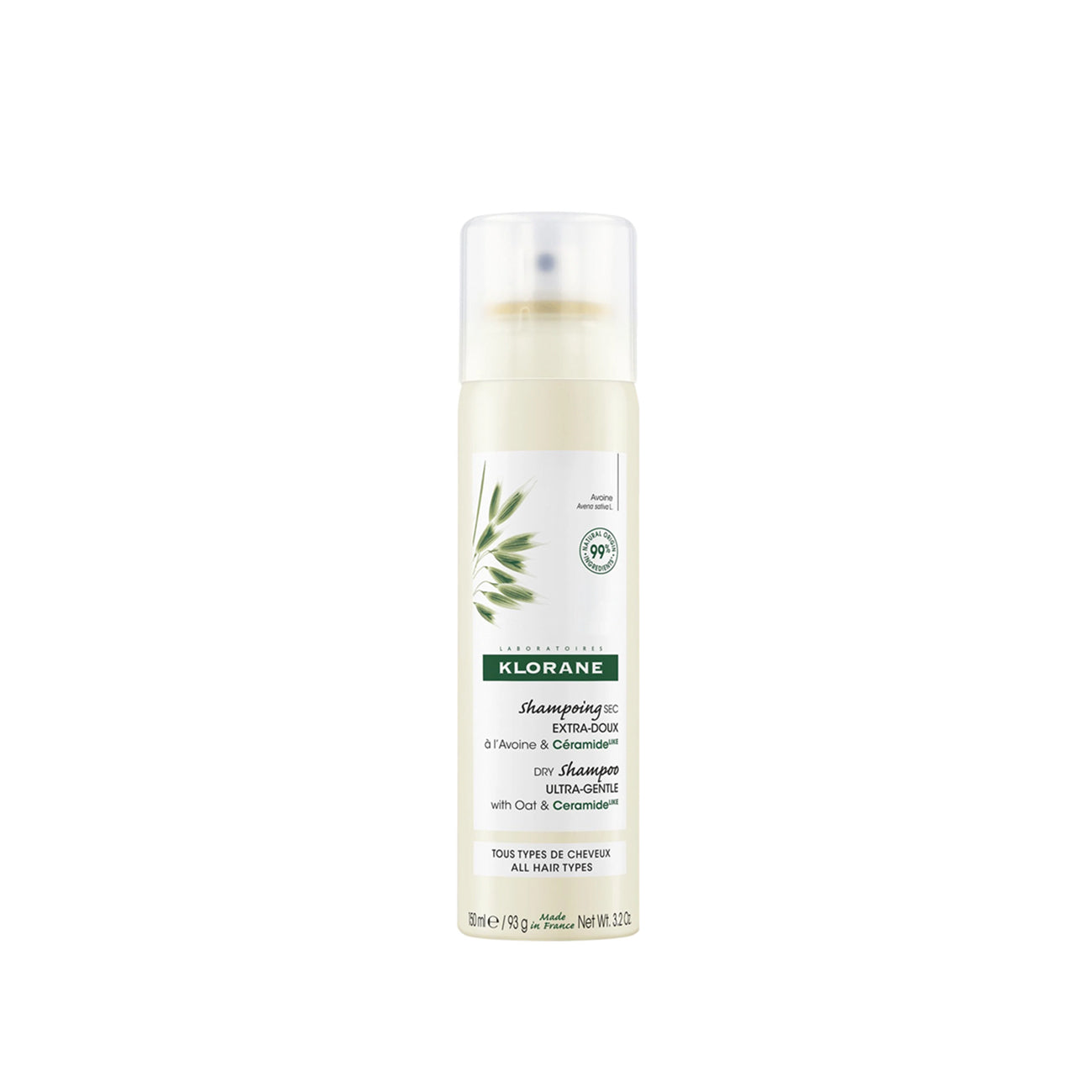 KLORANE SHAMPOO SECCO EXTRA DELICATO AL LATTE D'AVENA 150 ml
