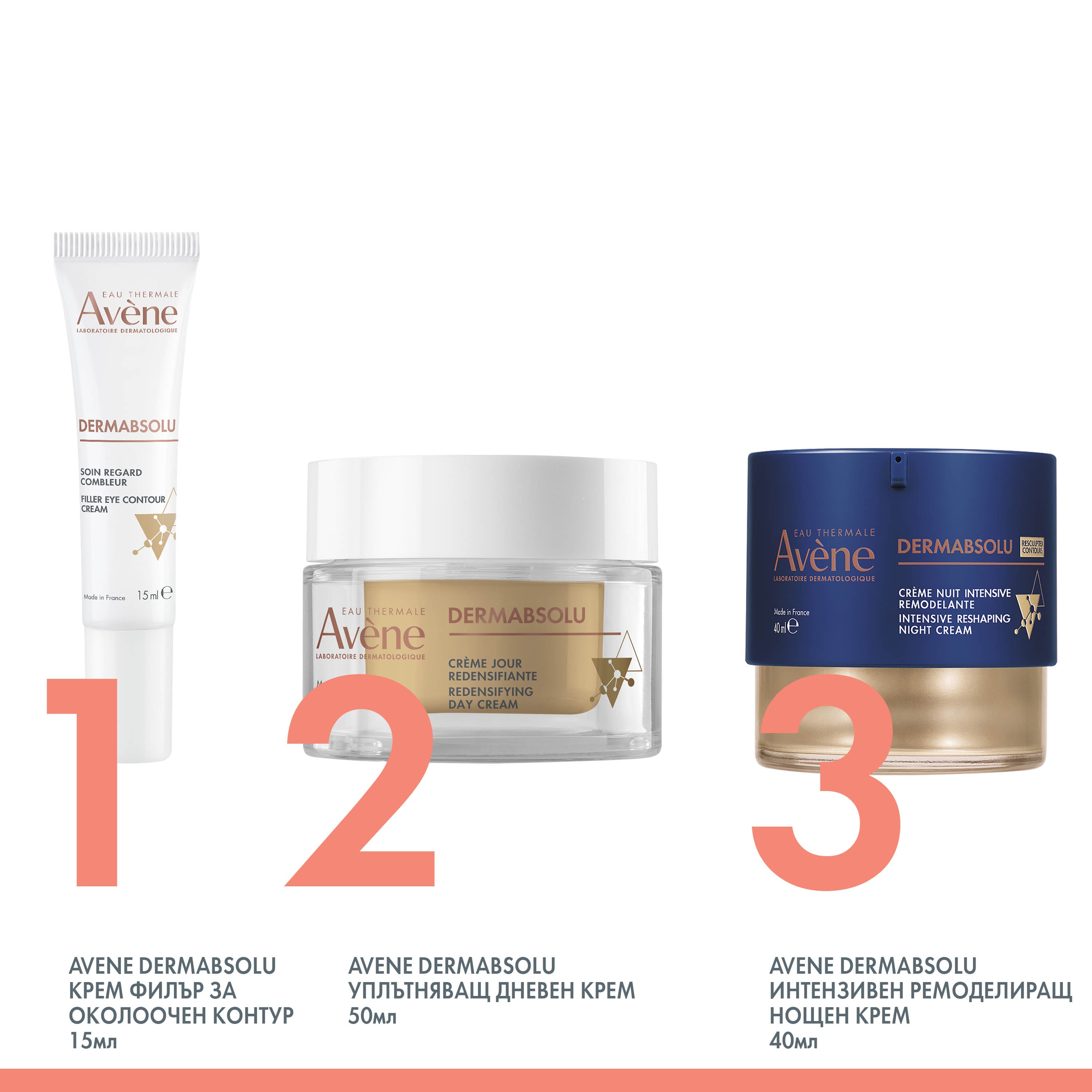 AVÈNE DERMABSOLU crema notte rigenerante intensiva 40 ml