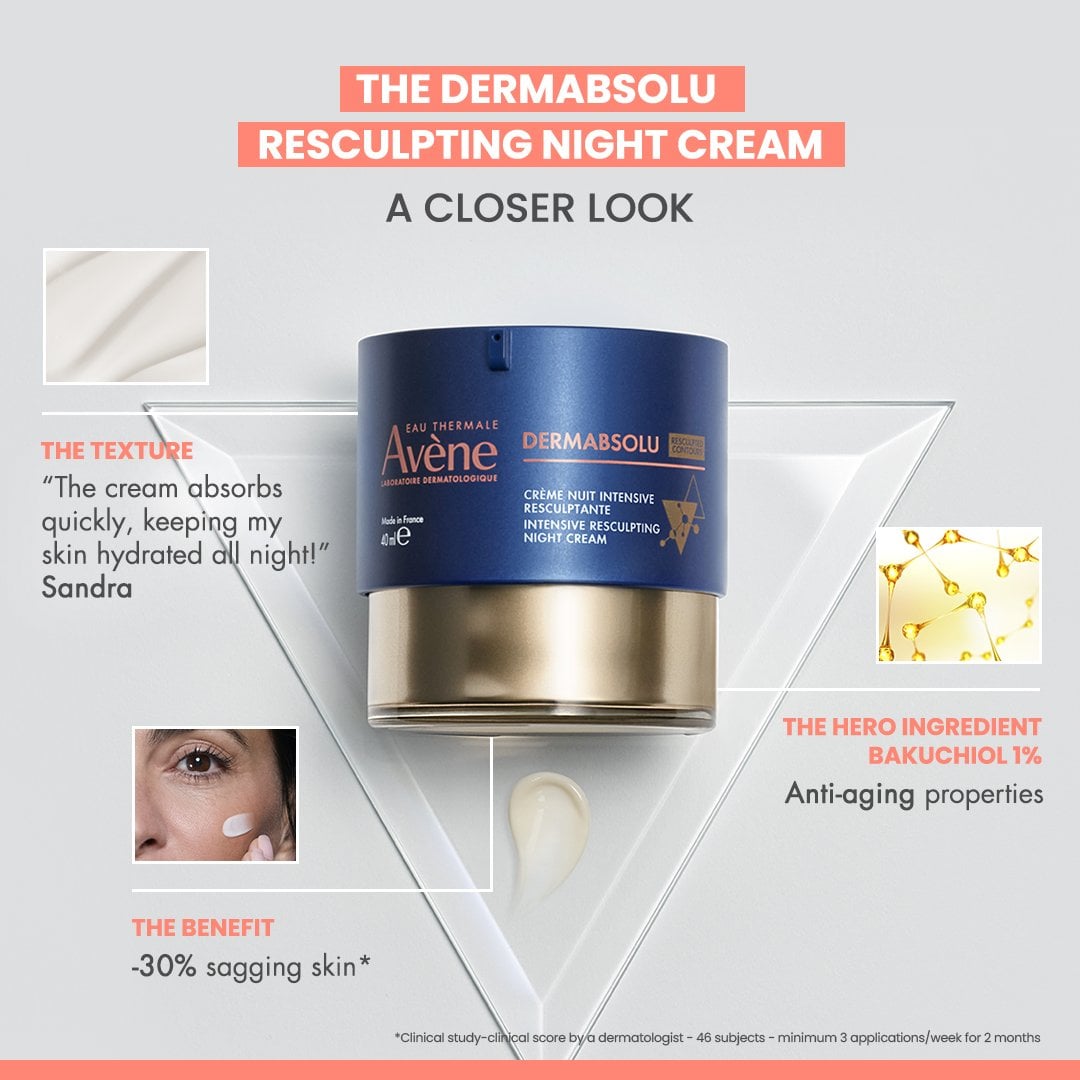 AVÈNE DERMABSOLU crema notte rigenerante intensiva 40 ml
