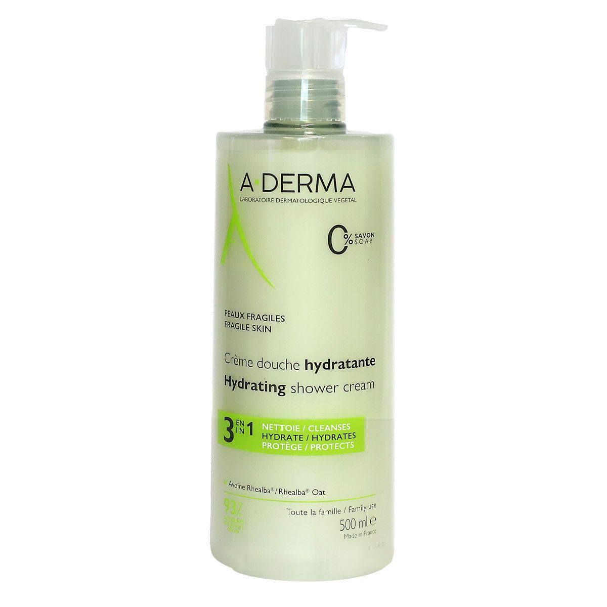 A-DERMA ESSENTIAL RANGE moisturizing shower cream 500 ml