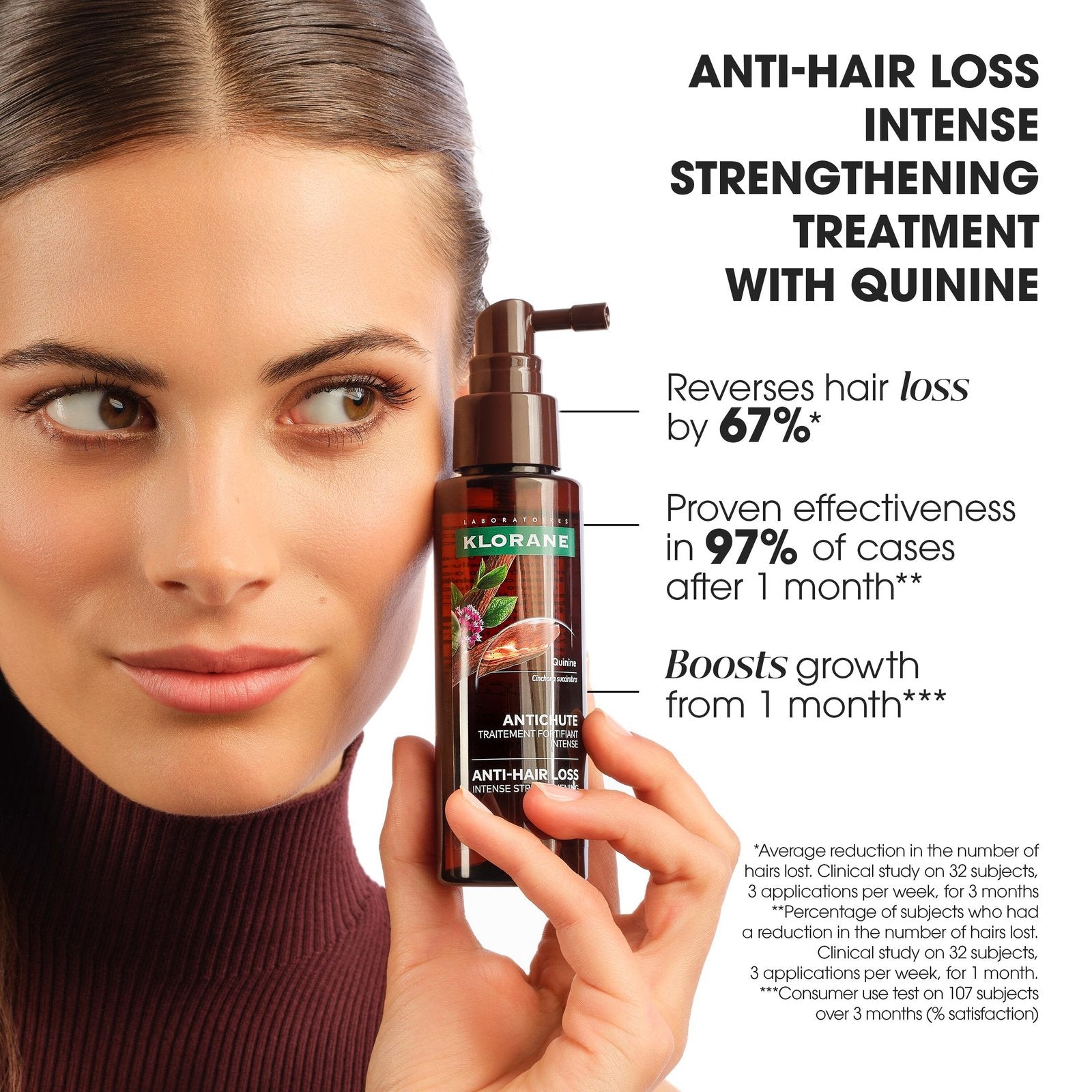 KLORANE ALLA CHININA trattamento intensivo fortificante anticaduta 100 ml