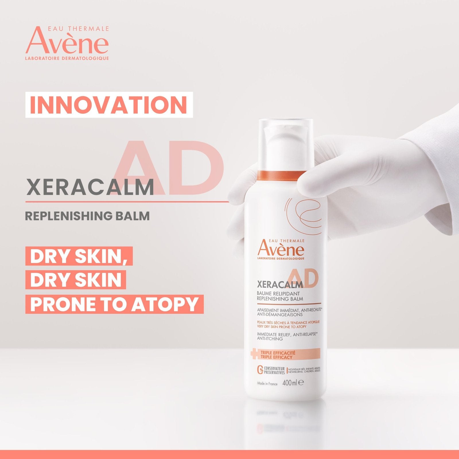 AVÈNE XERACALM AD balsamo relipidizzante 400 ml