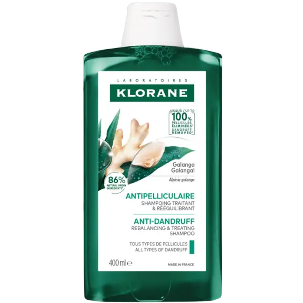 KLORANE GALANGA rebalancing and treating anti-dandruff shampoo 400 ml