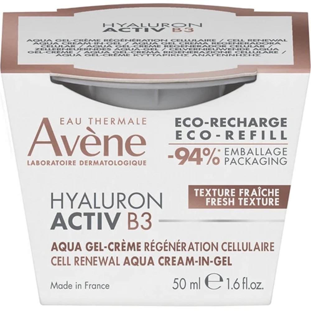 AVÈNE HYALURON ACTIV B3 crème recharge renouvellement cellulaire aqua-gel 50 ml
