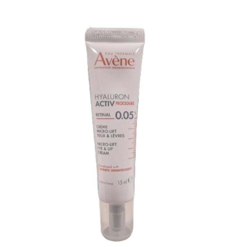 AVÈNE HYALURON ACTIV PROCEDURE crème micro-lift yeux et lèvres 15 ml