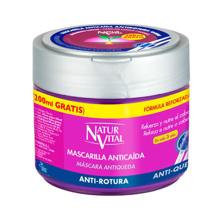 NATUR VITAL MASCHERA ANTICADUTA trattamento capelli anti-rottura 500 ml