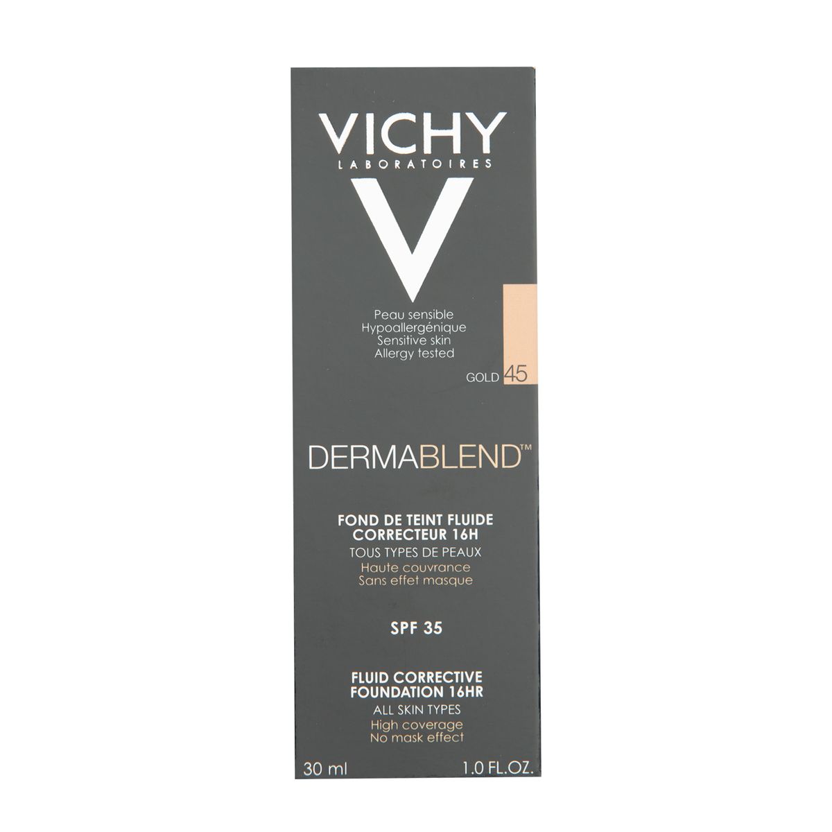VICHY DERMABLEND fond de teint correcteur SPF35 #45-gold