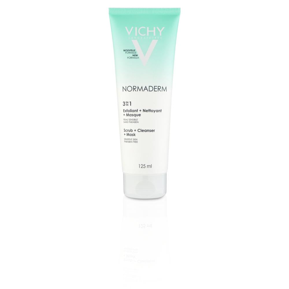 VICHY NORMADERM 3 IN 1 esfoliante, detergente e maschera 125 ml