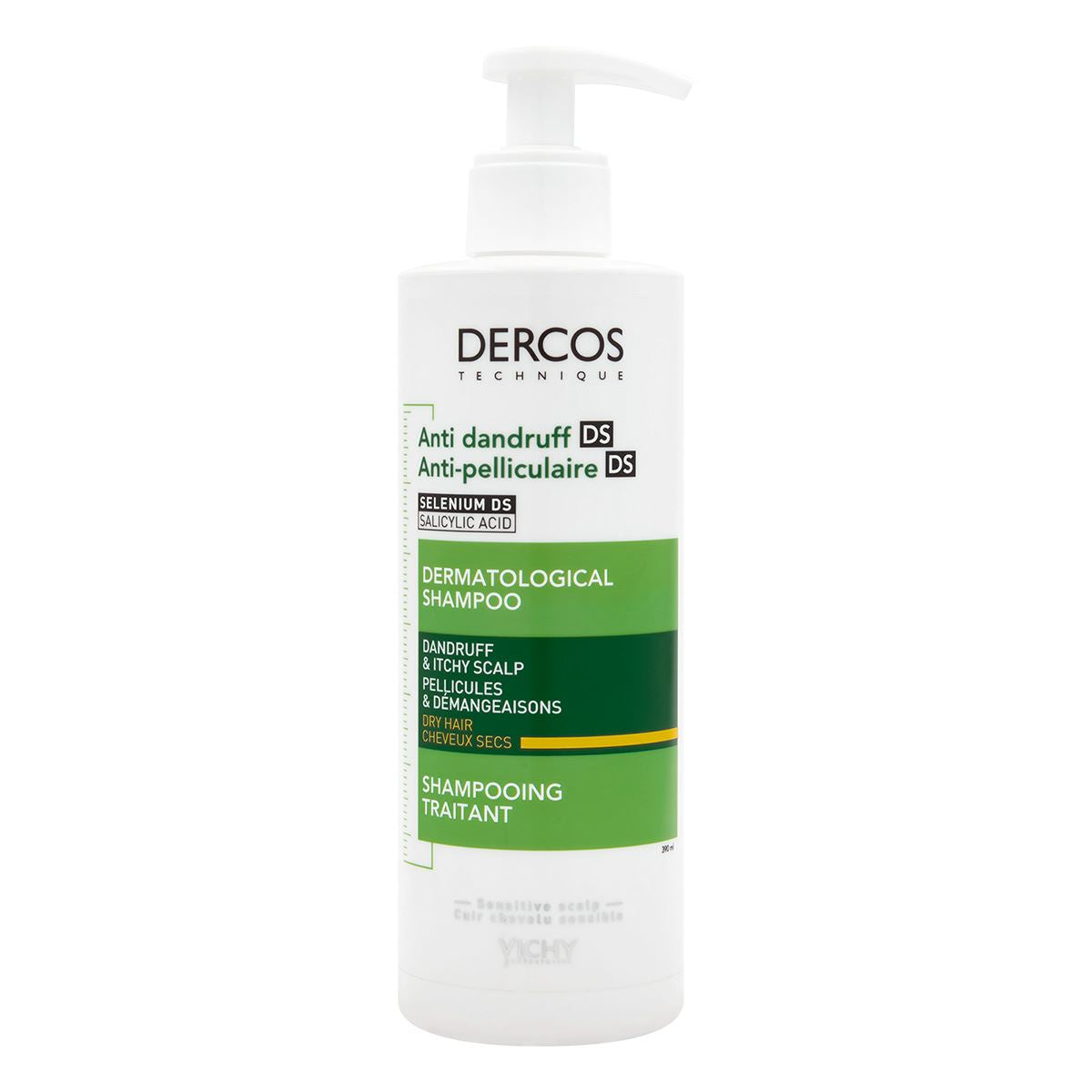 VICHY DERCOS anti-dandruff shampoo for dry hair 390 ml