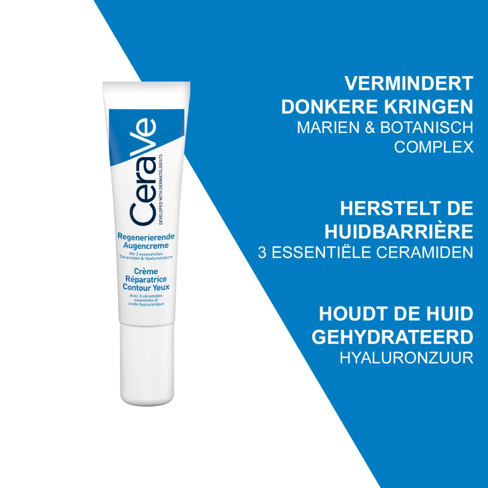 CERAVE EYE REPAIR CREAM reduces dark circles&puffiness 14 ml