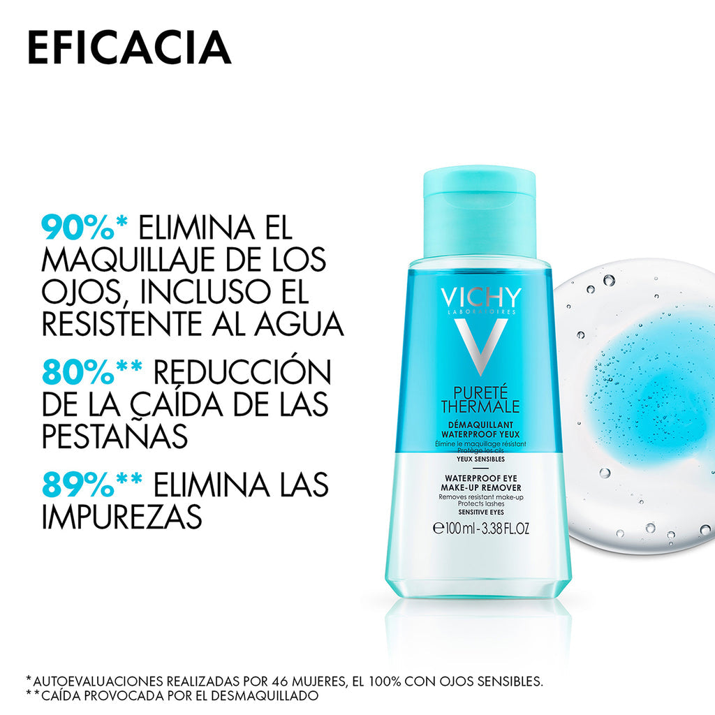 VICHY PURETÉ THERMALE waterproof eye make-up remover 100 ml