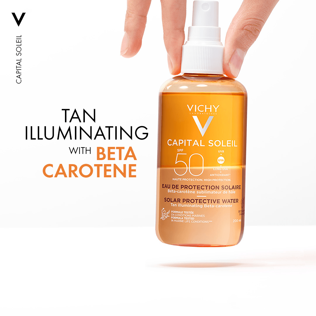 VICHY CAPITAL SOLEIL Eau Solaire Protection Invisible SPF 50 200 ml