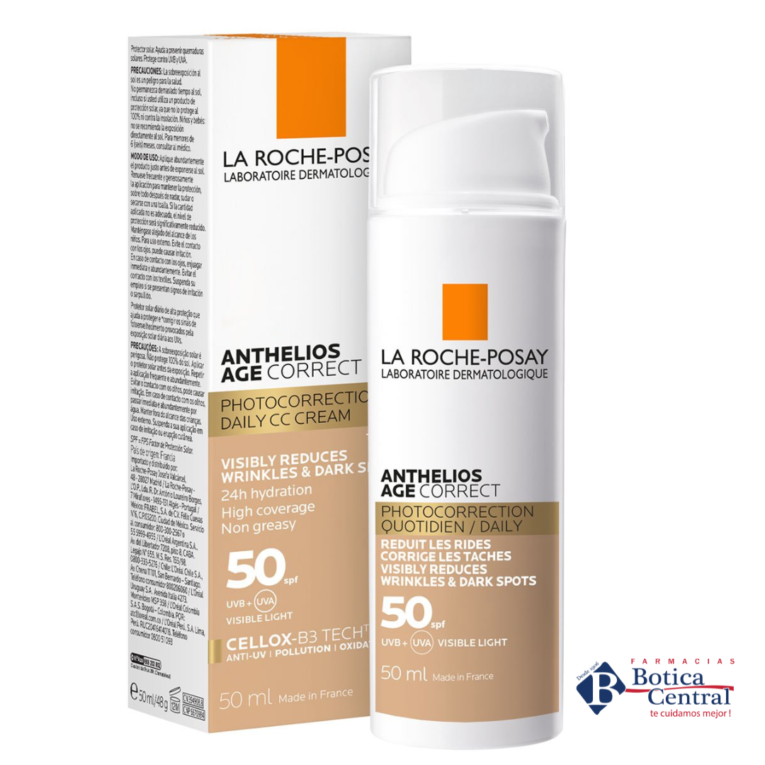 LA ROCHE POSAY ANTHELIOS AGE CORRECT SPF50 teinté 50 ml