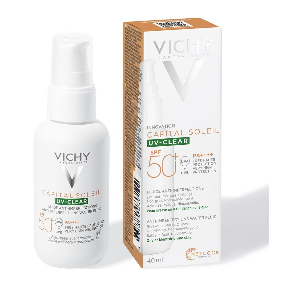 VICHY CAPITAL SOLEIL UV CLEAR daily photoprotective fluid SPF50+ 40 ml