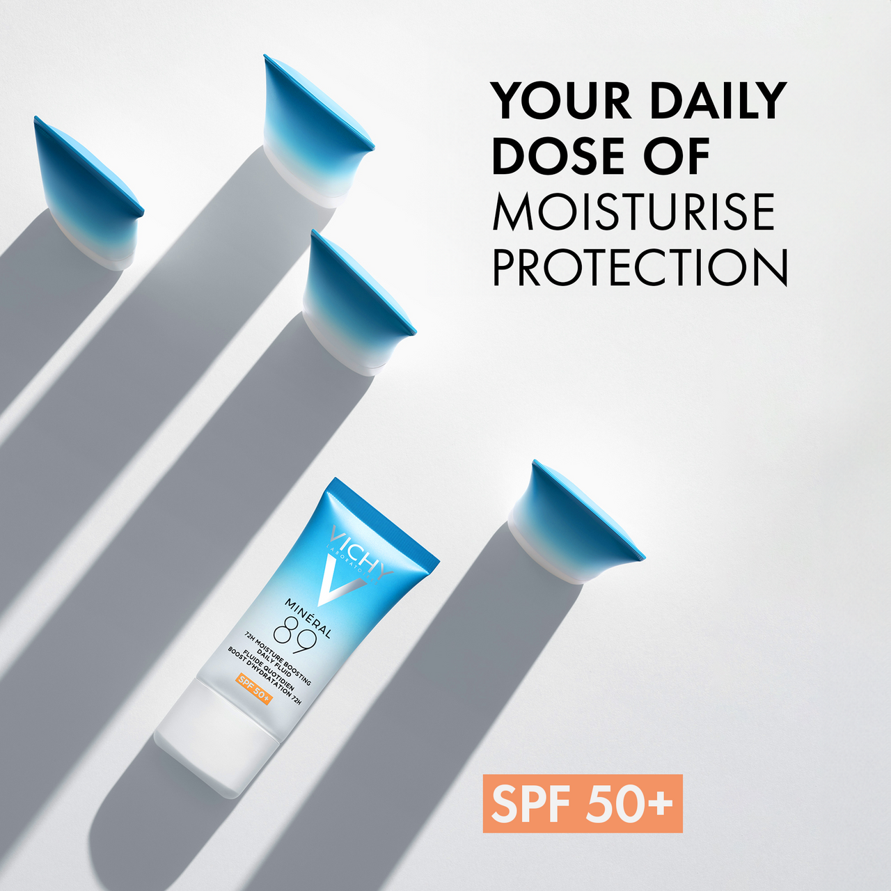 VICHY MINÉRAL 89 Fluide hydratant quotidien 72H SPF50+ 50 ml
