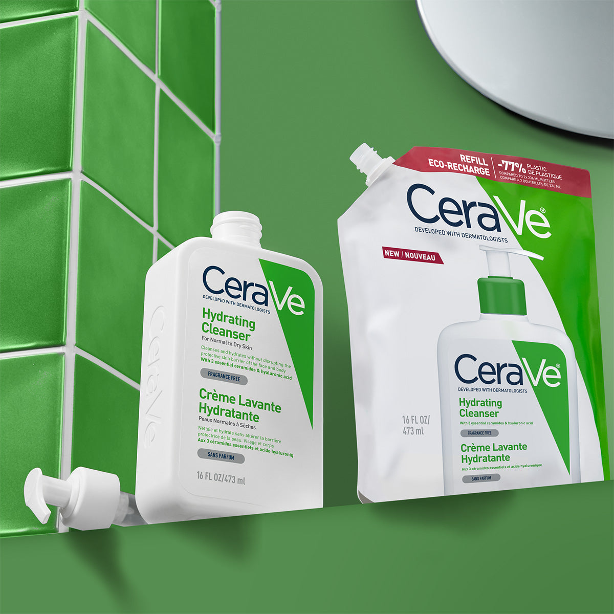CERAVE Gel detergente idratante ricarica 473 ml
