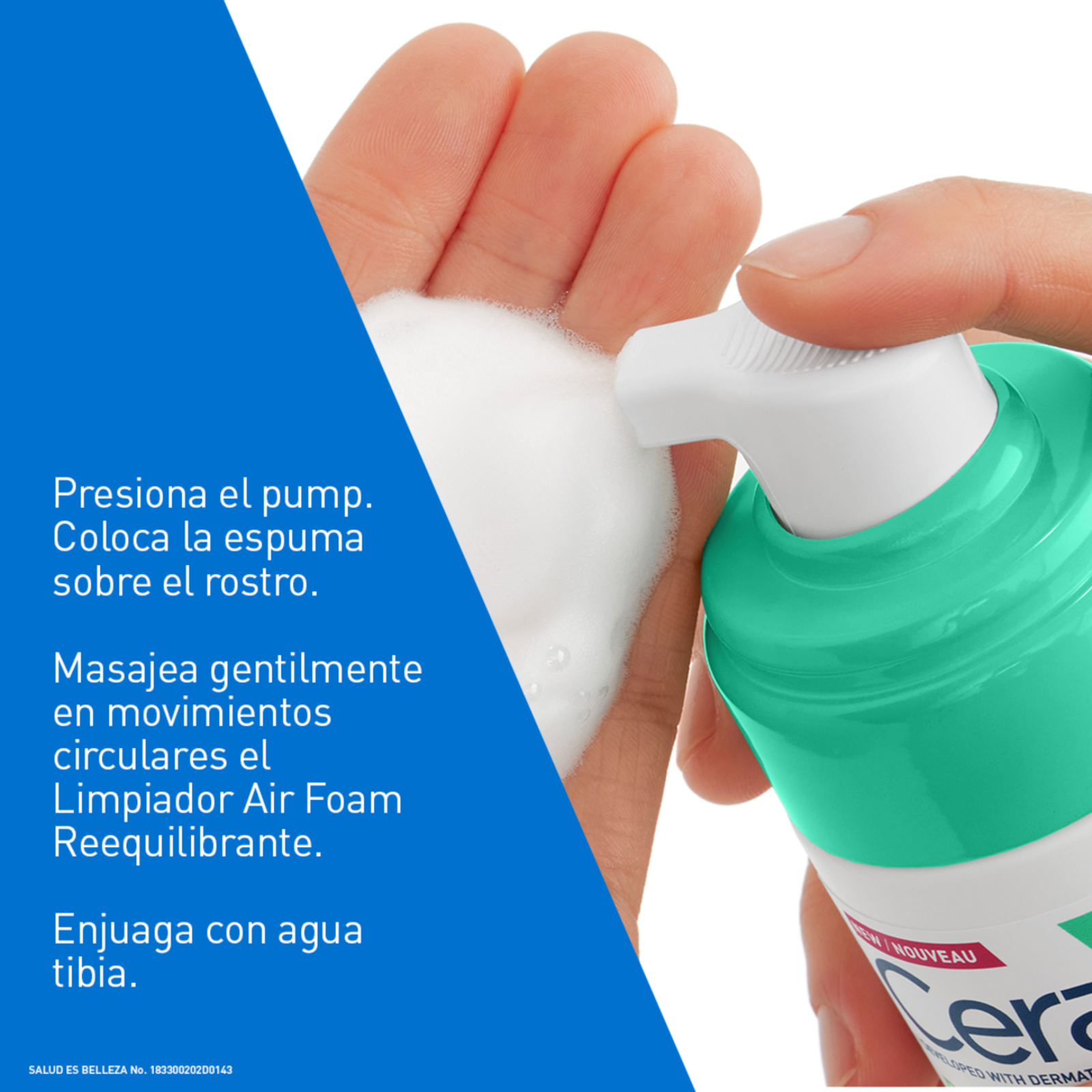 CERAVE Detergente riequilibrante in schiuma leggera 148 ml