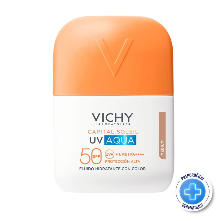 VICHY CAPITAL SOLEIL UV AQUA Fluide hydratant teinté SPF50 #Medium 50 ml