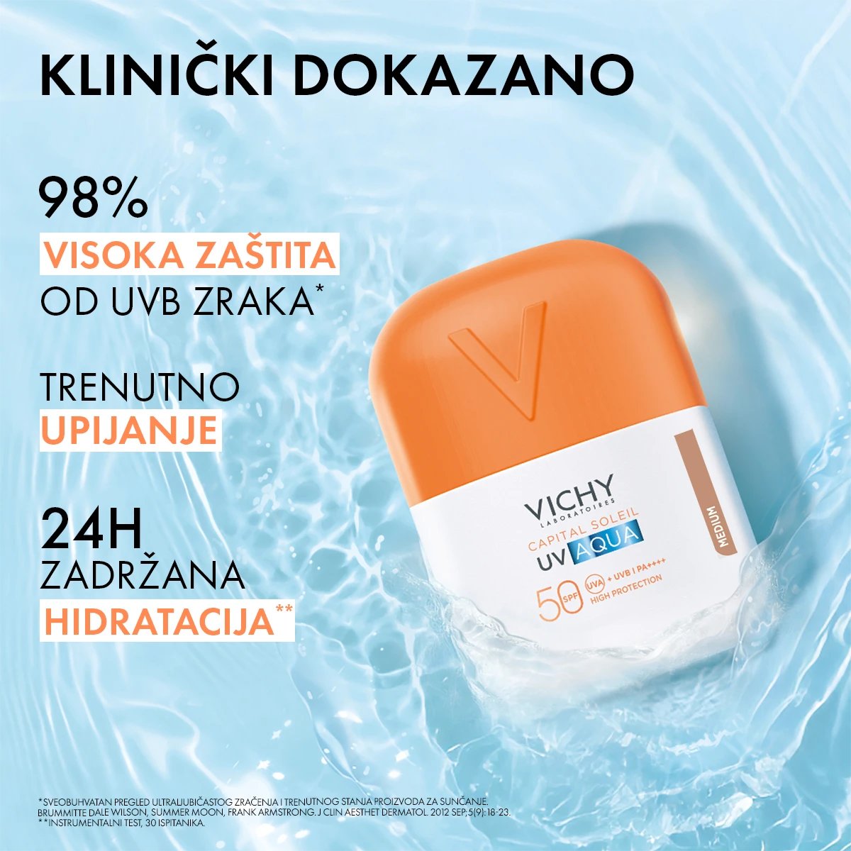 VICHY CAPITAL SOLEIL UV AQUA Fluide hydratant teinté SPF50 #Medium 50 ml