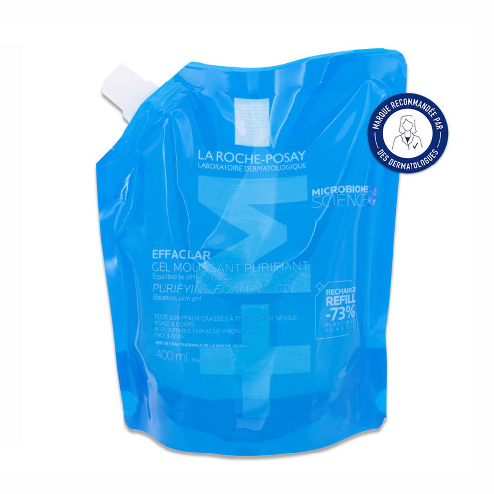 LA ROCHE POSAY EFFACLAR gel detergente purificante schiumogeno ricarica 400 ml