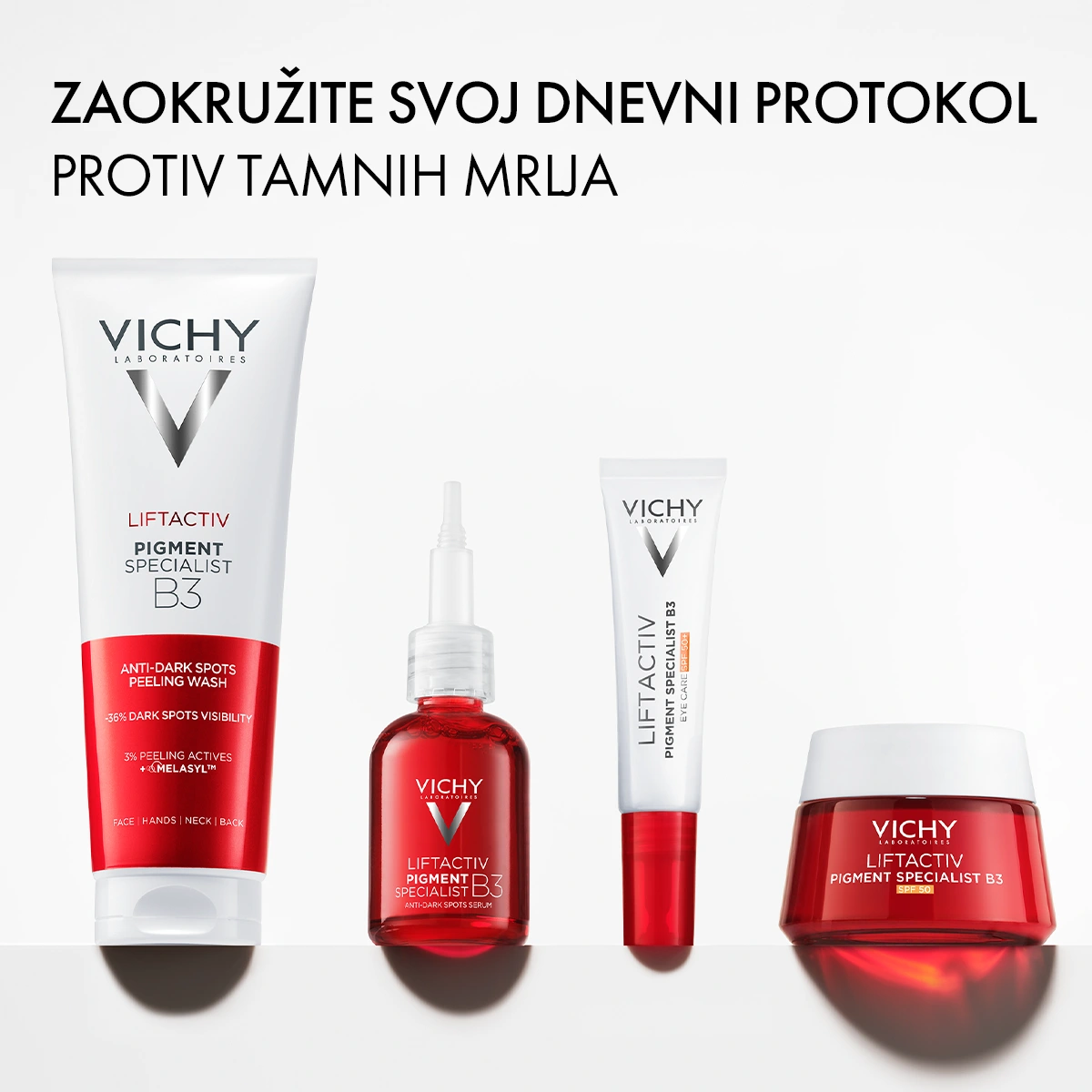 VICHY LIFTACTIV PIGMENT SPECIALIST B3 gel detergente esfoliante e antimacchia con acido glicolico 125 ml