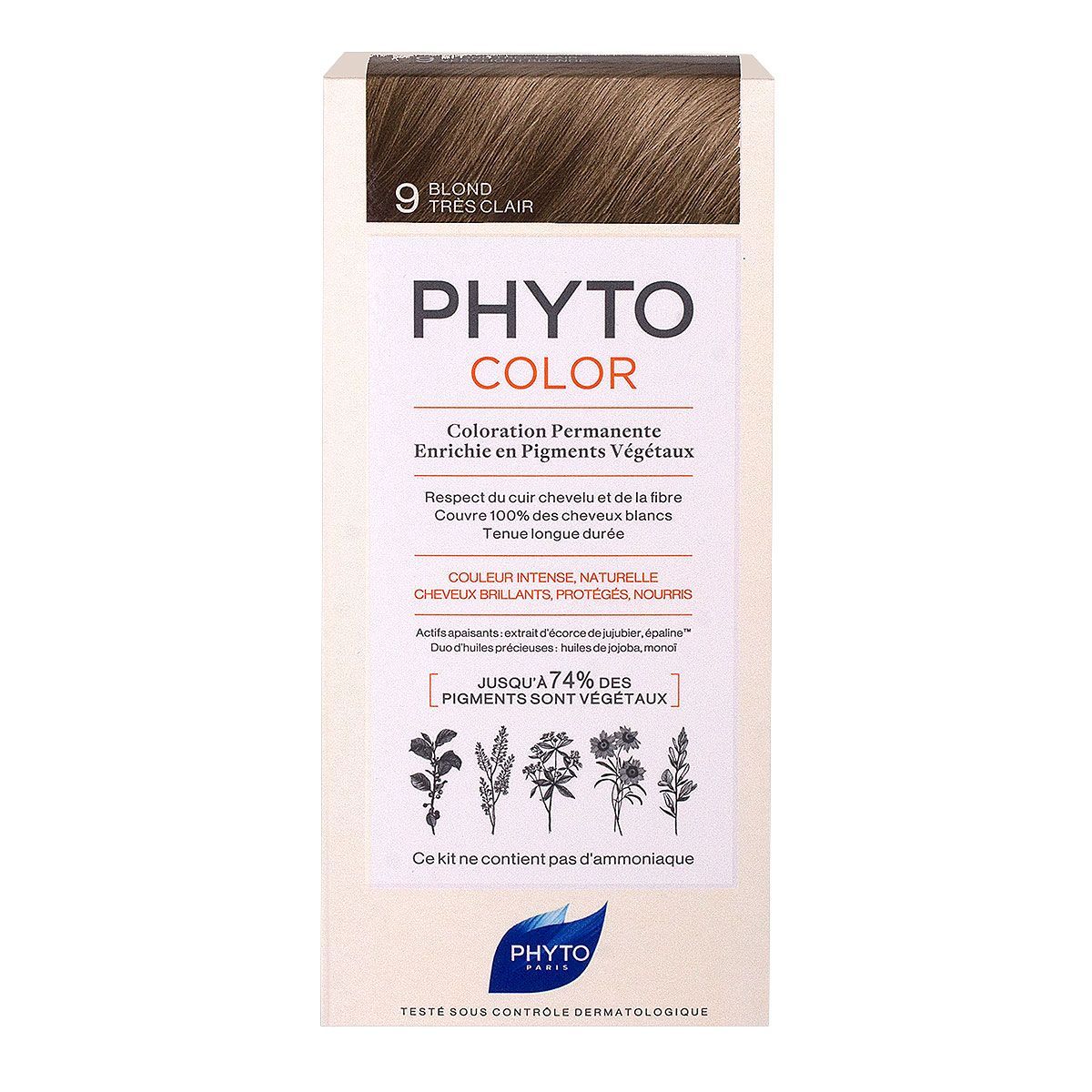 PHYTOCOLOR #9-biondo chiarissimo 4 u