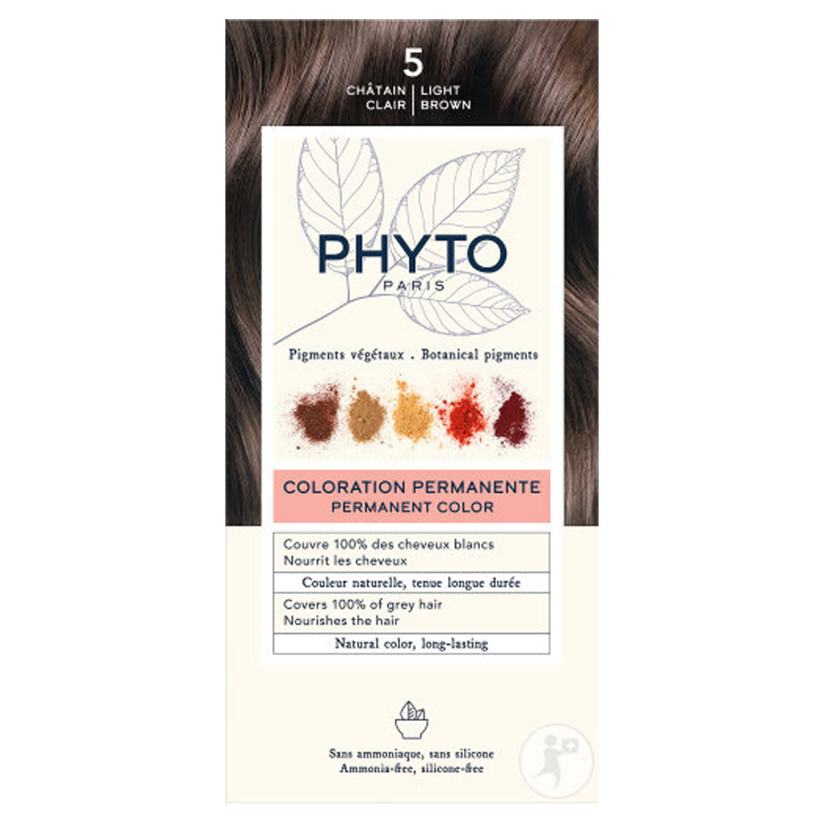 PHYTOCOLOR #5-castano chiaro 4 u