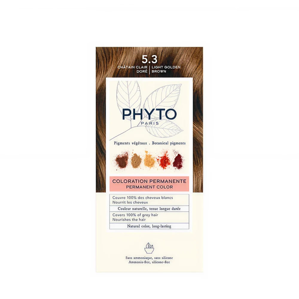 PHYTOCOLOR #5.3-castano chiaro dorato 4 pz