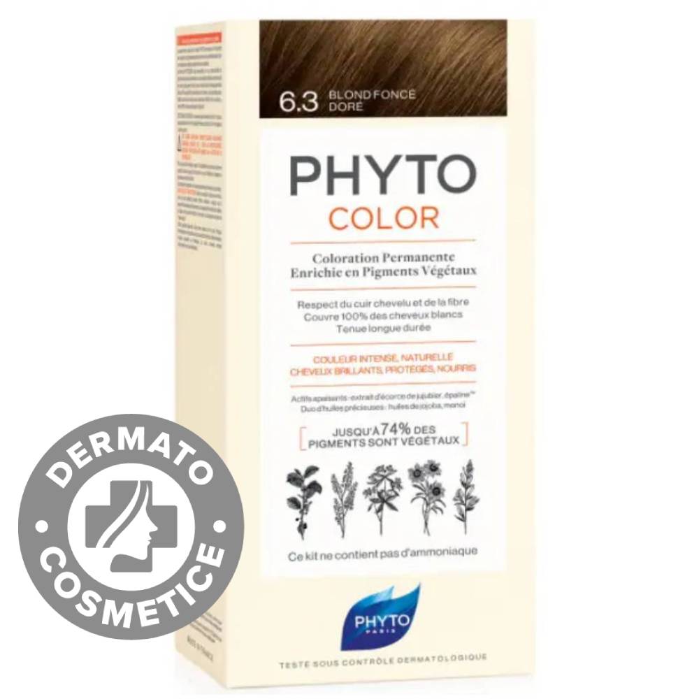 PHYTOCOLOR #6.3-biondo scuro dorato 4 u