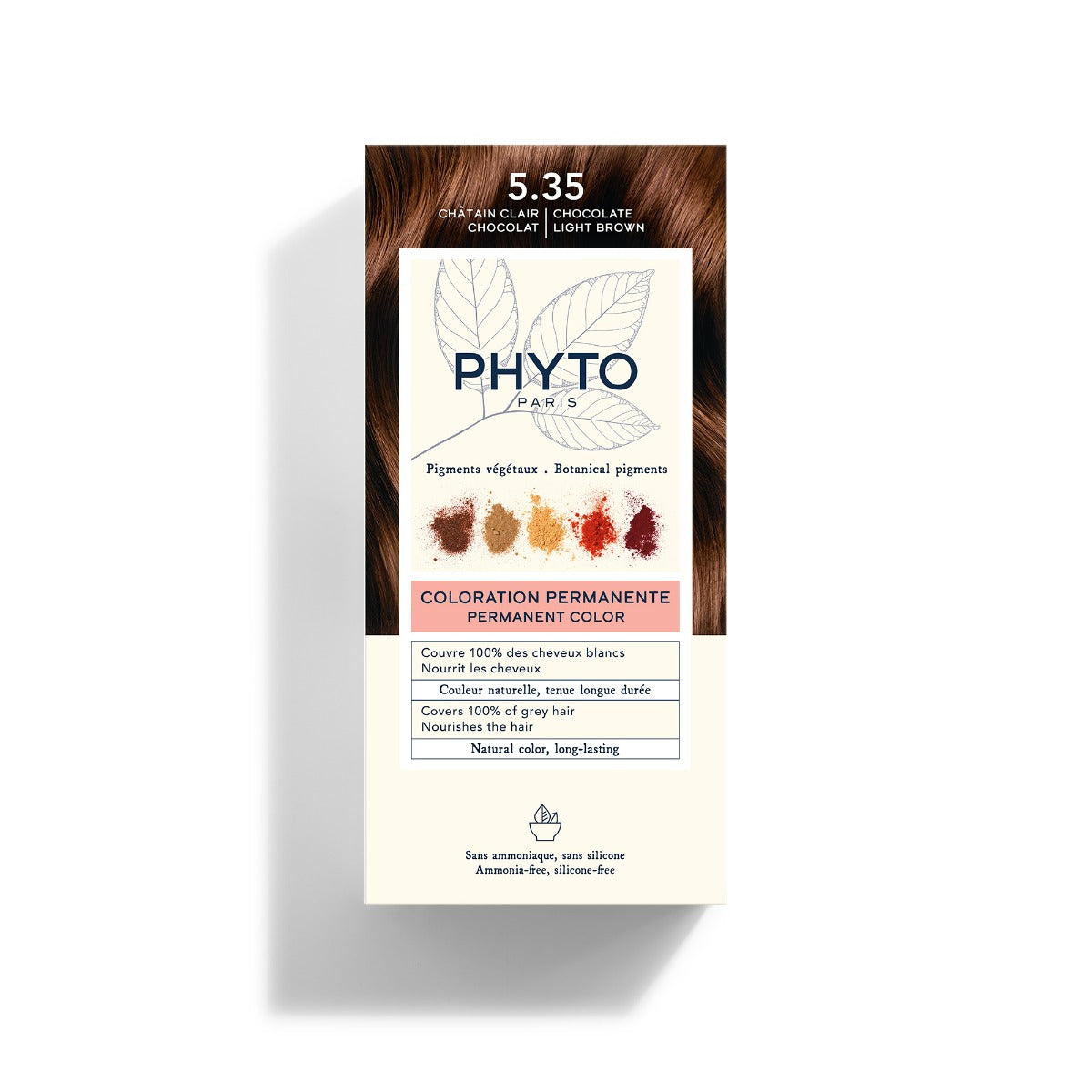 PHYTOCOLOR #5.35-castano chiaro cioccolato 4 pz