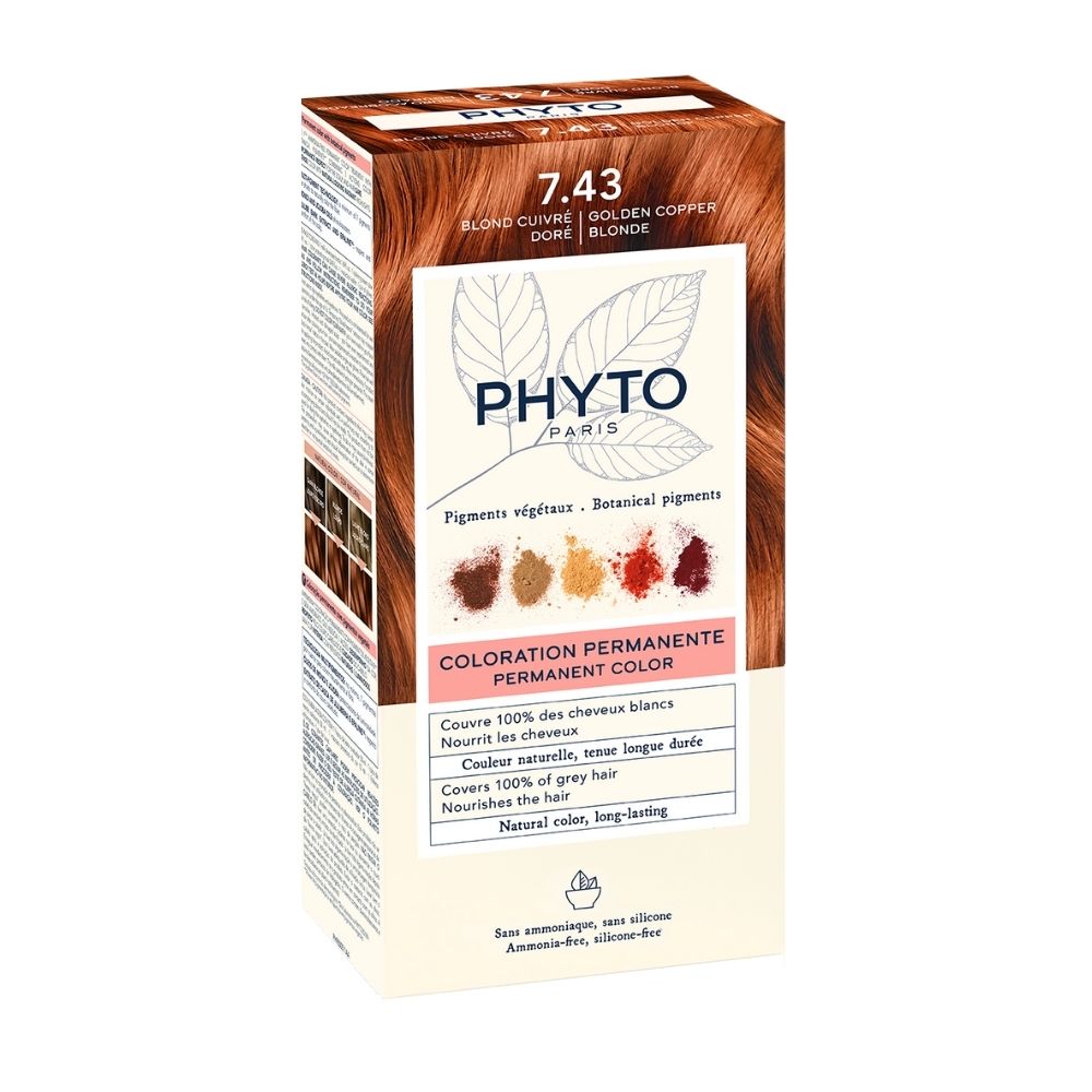 PHYTOCOLOR #7.43-biondo dorato ramato 4 u