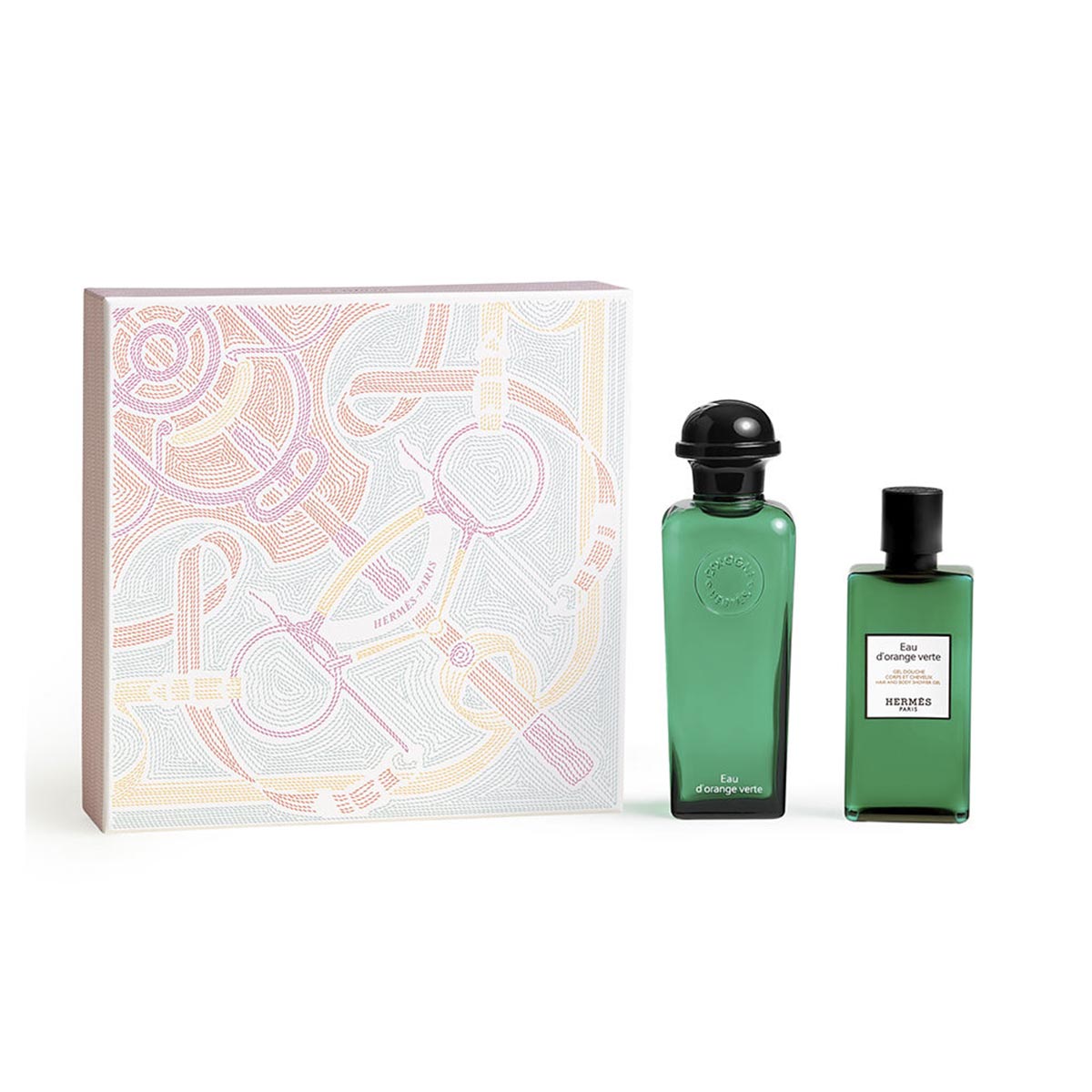 HERMÈS EAU D'ORANGE VERTE CASE 2 pcs