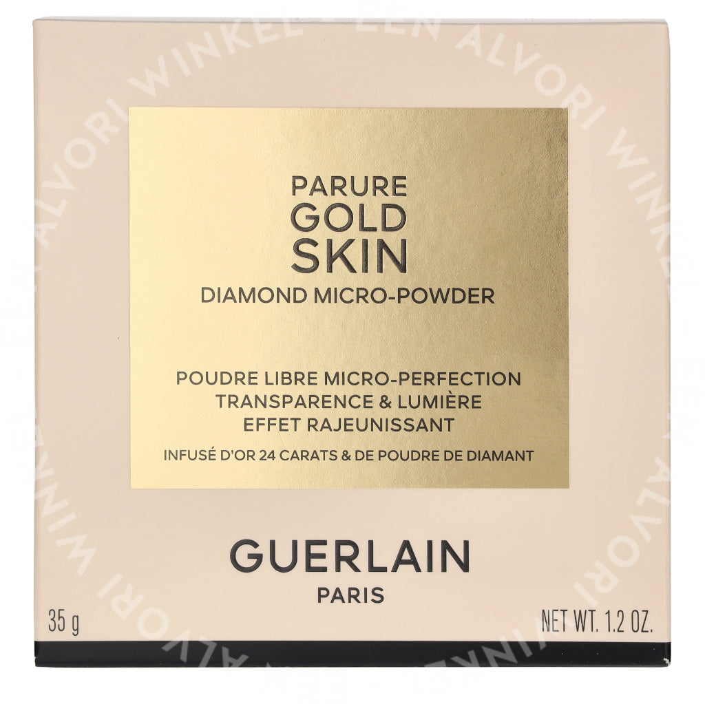 GUERLAIN PARURE GOLD SKIN Poudre Libre Micro-Perfection Transparente et Lumineuse #01-Translucide 35 gr