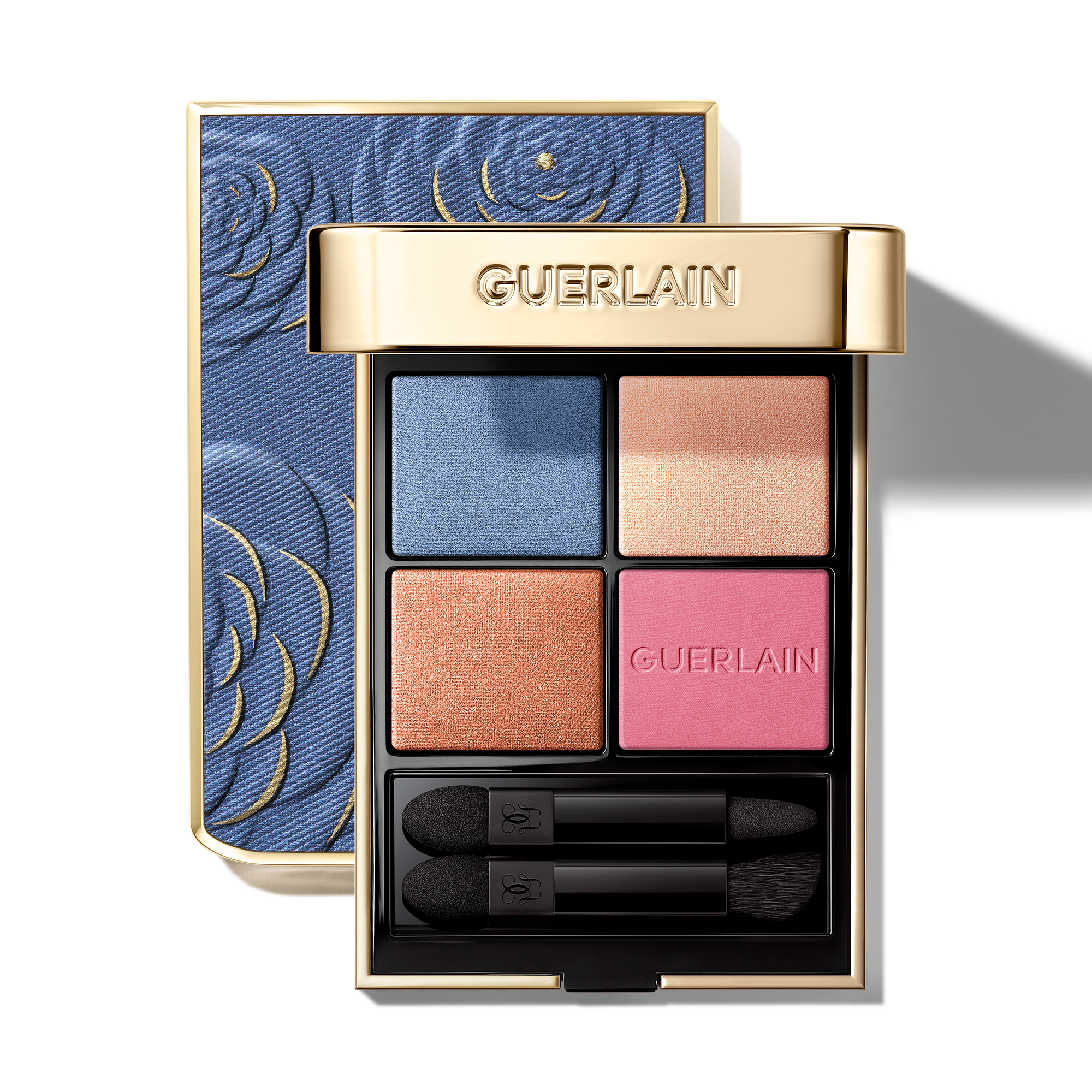 GUERLAIN OMBRES G ombretti in 4 tonalità edizione limitata #396-Denim Blossom 6 gr
