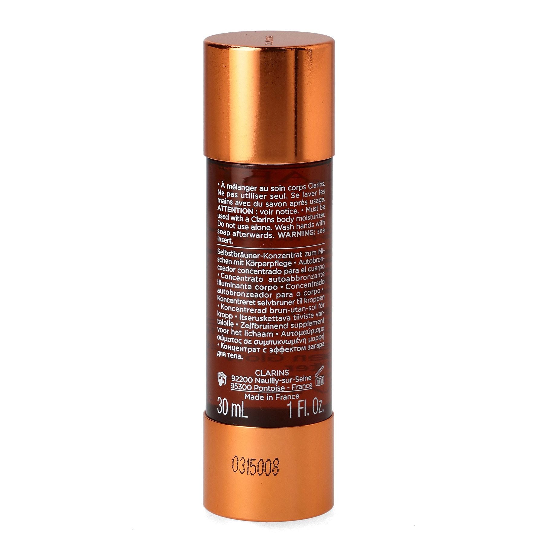 CLARINS Luminosity Concentrate Self-Tanner Body 30ml