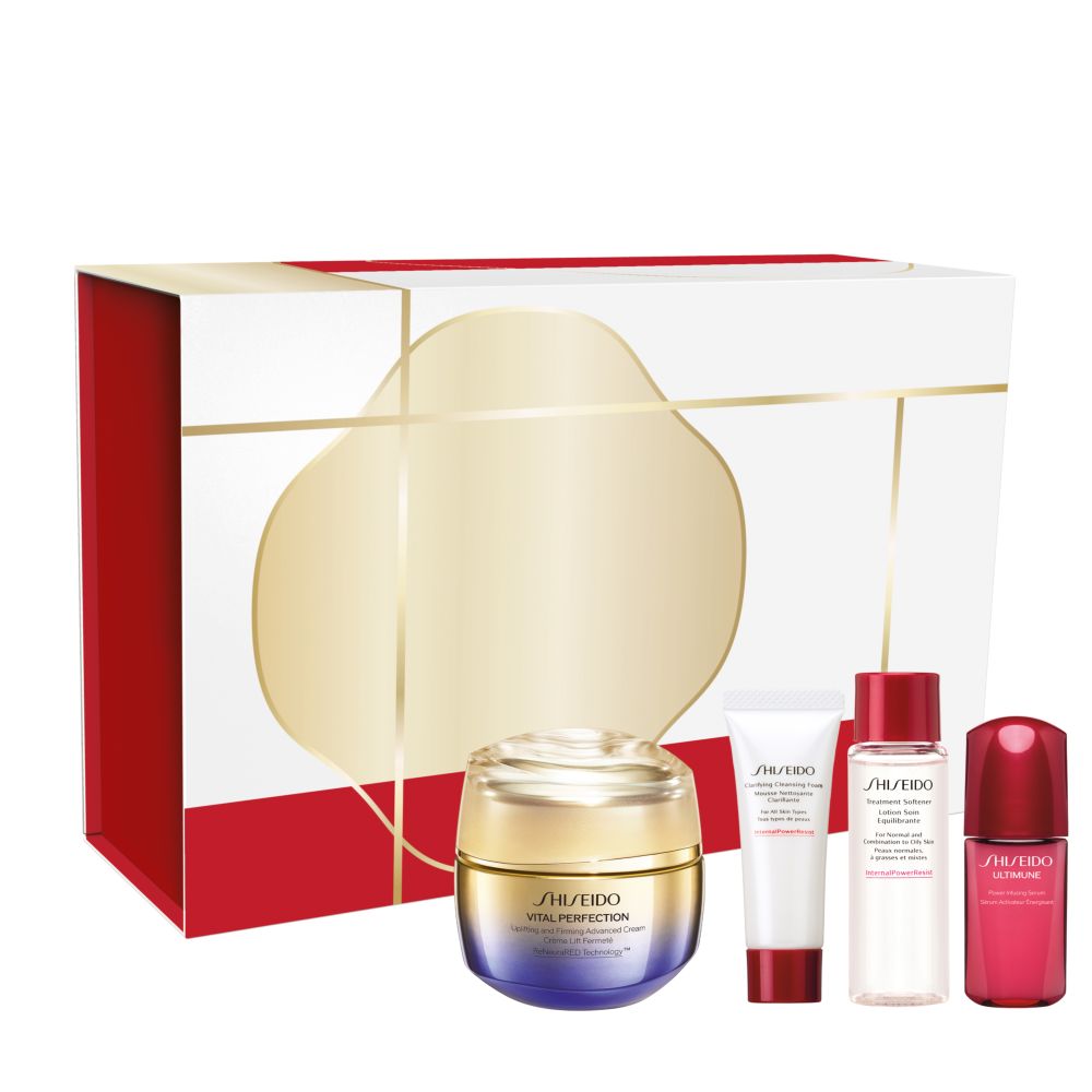 SHISEIDO VITAL PERFECTION UPLIFTING & FIRMING CREAM CUSTODIA 4 pz
