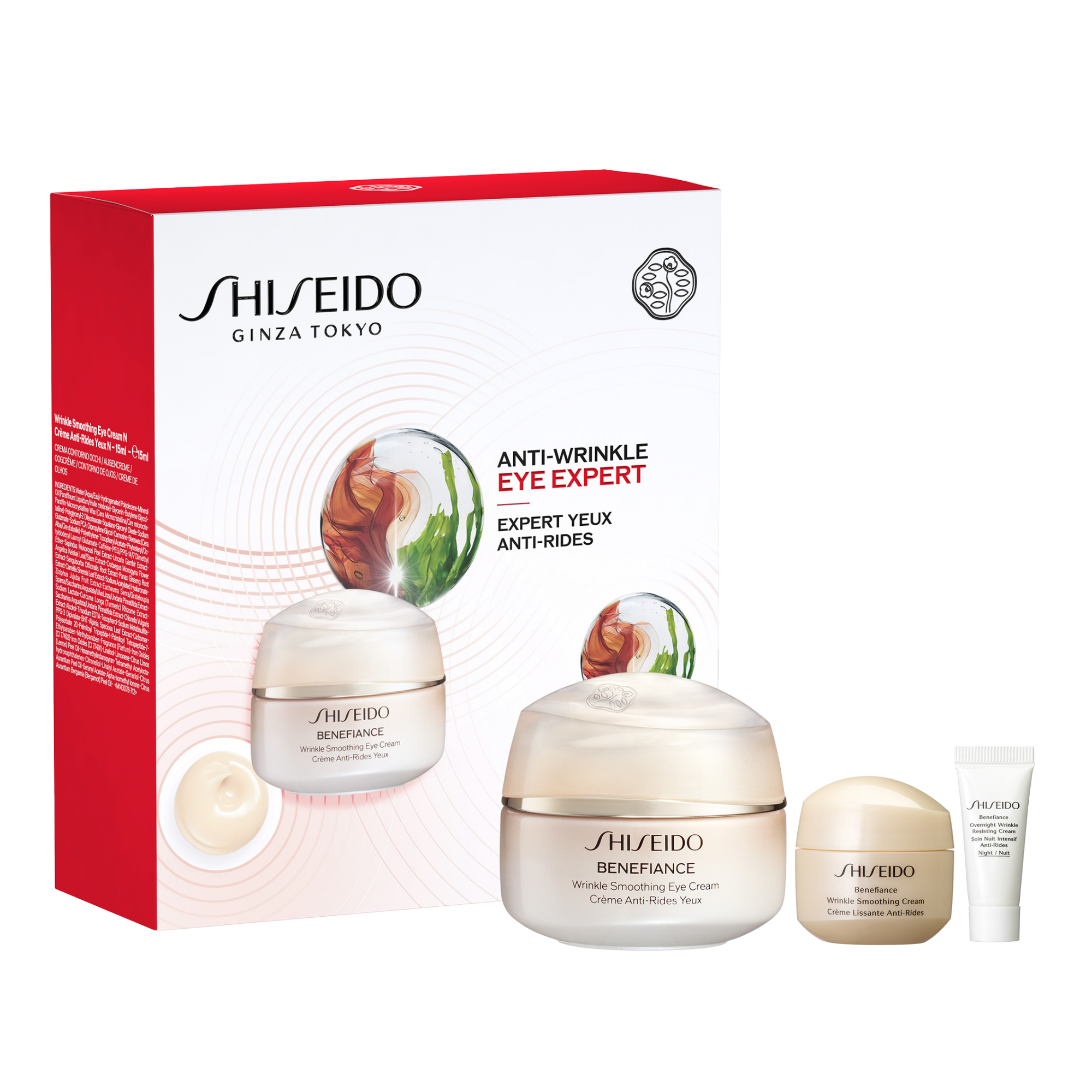 SHISEIDO BENEFIANCE CONTORNO OCCHI SET DI 3 pezzi