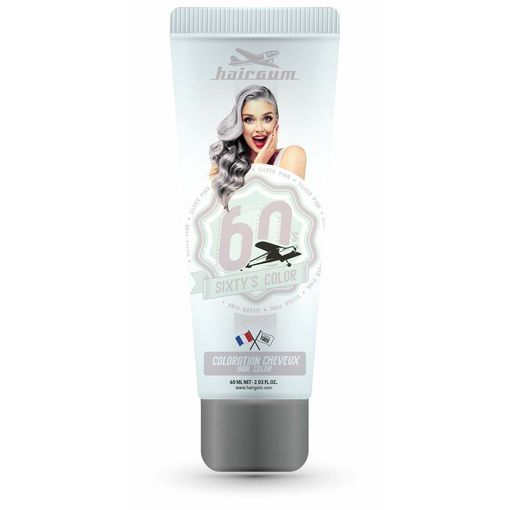 HAIRGUM SIXTY'S COLOR colorazione #rosa argento