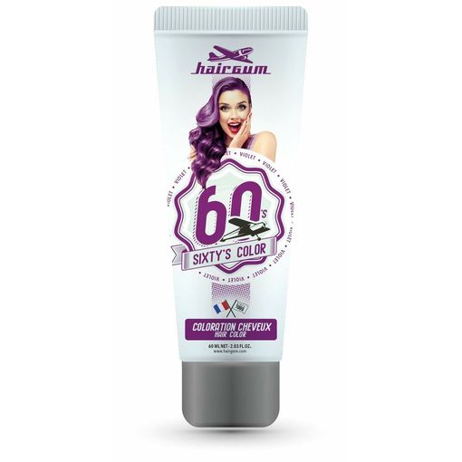 HAIRGUM SIXTY'S COLOR colorazione per capelli #violet