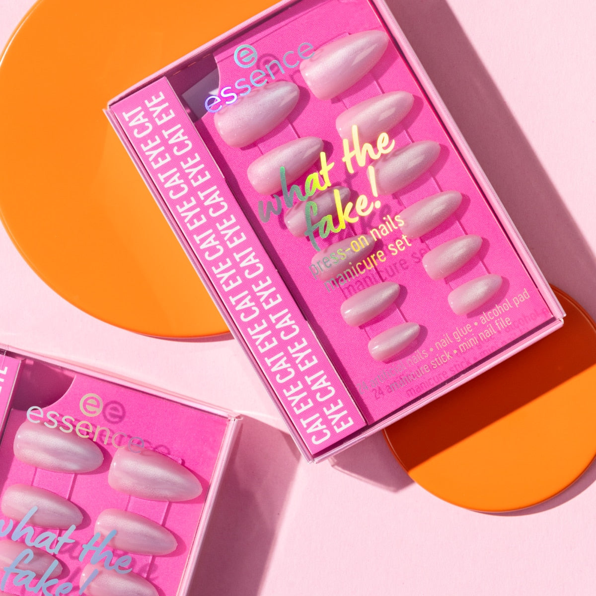 ESSENCE WHAT THE FAKE! Kit de faux ongles #02 - Œil de chat 6 pièces