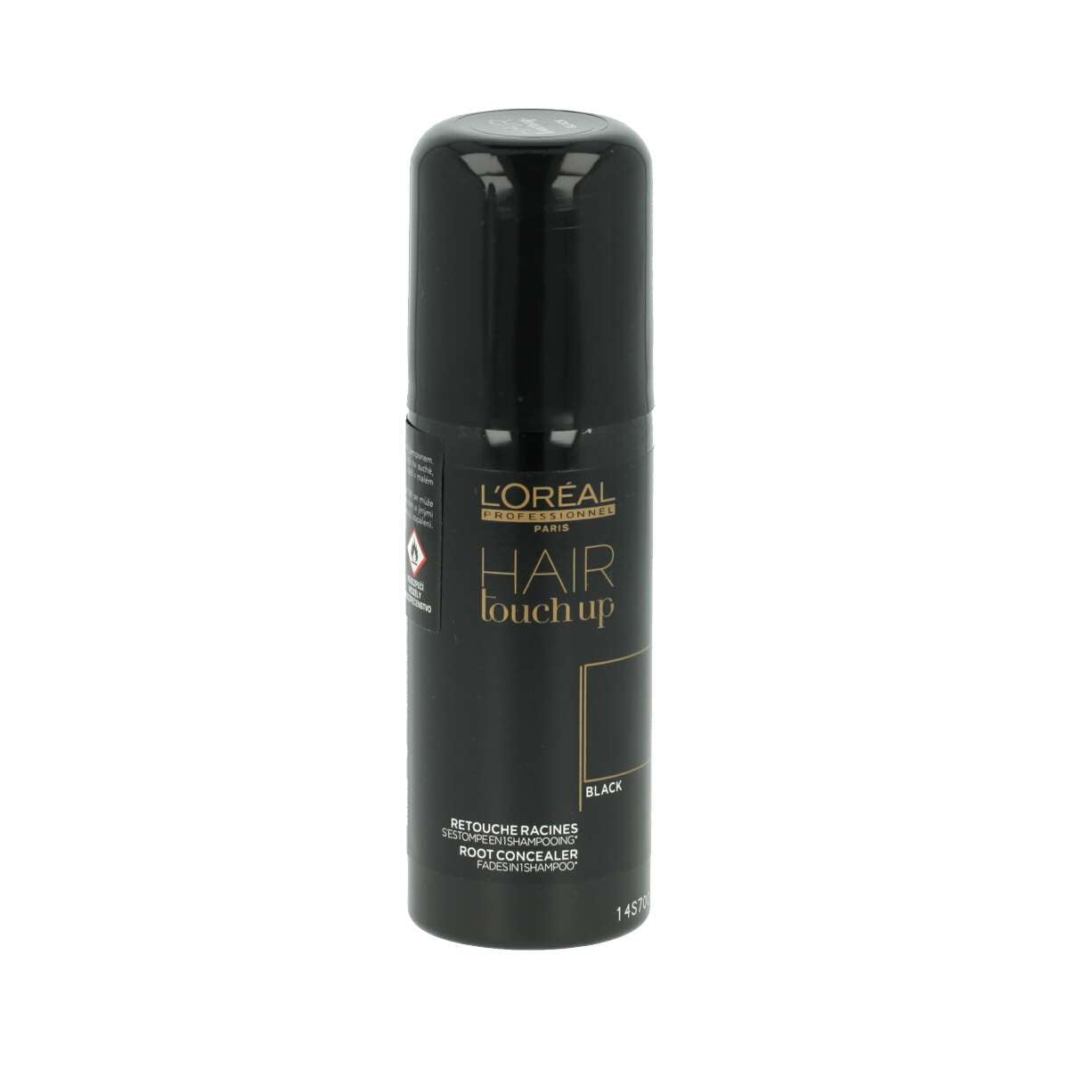 L'ORÉAL PROFESSIONNEL PARIS HAIR TOUCH UP correttore per radici #nero 75 ml