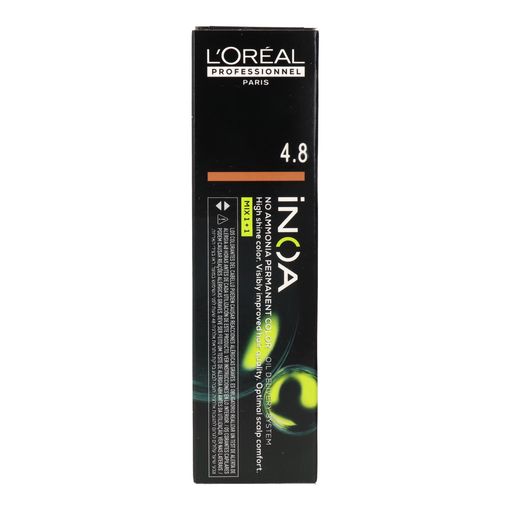 L'ORÉAL PROFESSIONNEL PARIS INOA colorazione permanente senza ammoniaca #4.8 60 gr